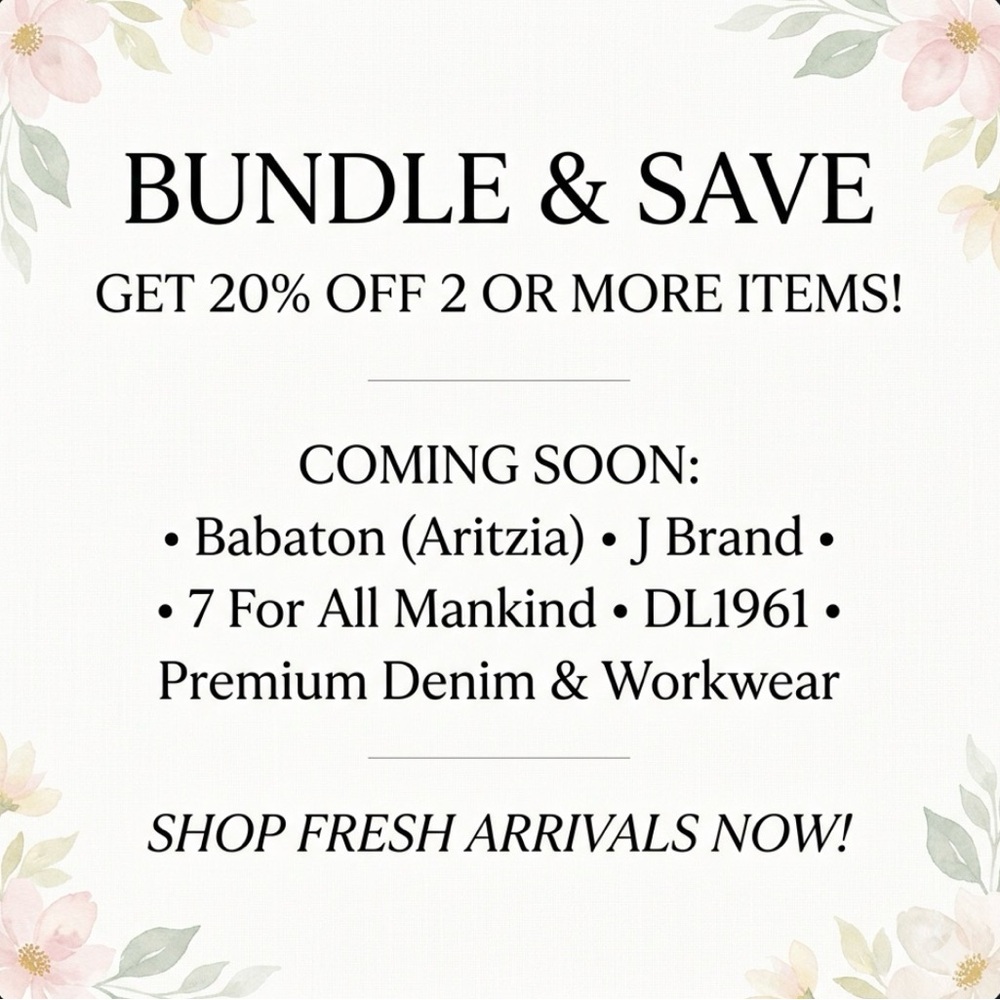 ✨ SHOP MY CLOSET: Bundle & Save 20% + New Drops Coming Soon! ✨